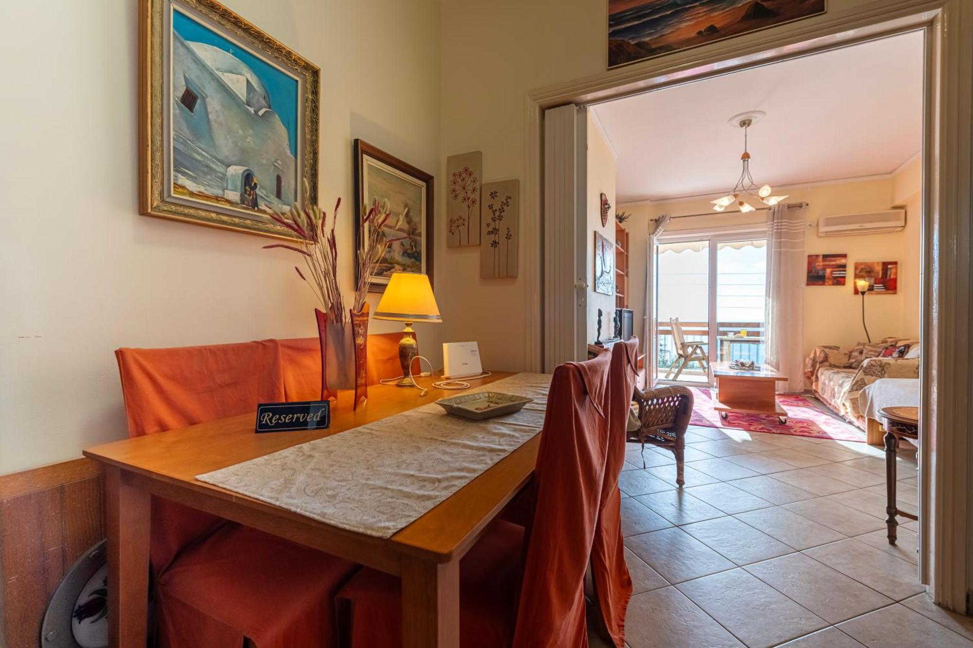Sea View Apartment 100M From The Beach Saronida Exterior photo